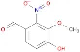 Benzaldehyde, 4-hydroxy-3-methoxy-2-nitro-