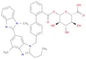 β-D-Glucopyranuronic acid, 1-[4'-[(1,4'-dimethyl-2'-propyl[2,6'-bi-1H-benzimidazol]-1'-yl)methyl][…