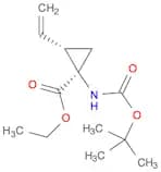 Cyclopropanecarboxylic acid, 1-[[(1,1-dimethylethoxy)carbonyl]amino]-2-ethenyl-, ethyl ester, (1R,…