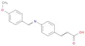 2-Propenoic acid, 3-[4-[[(4-methoxyphenyl)methylene]amino]phenyl]-