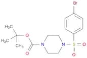 1-Piperazinecarboxylic acid, 4-[(4-bromophenyl)sulfonyl]-, 1,1-dimethylethyl ester