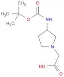 1-Pyrrolidineacetic acid, 3-[[(1,1-dimethylethoxy)carbonyl]amino]-