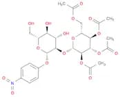 Glucopyranoside, p-nitrophenyl 2-O-β-D-glucopyranosyl-, 2',3',4',6'-tetraacetate, β-D- (8CI)