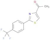 Ethanone, 1-[2-[4-(trifluoromethyl)phenyl]-4-thiazolyl]-