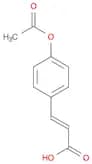 2-Propenoic acid, 3-[4-(acetyloxy)phenyl]-, (2E)-