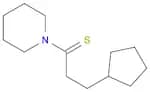 1-Propanethione, 3-cyclopentyl-1-(1-piperidinyl)-