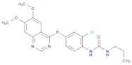 Urea, N-[2-chloro-4-[(6,7-dimethoxy-4-quinazolinyl)oxy]phenyl]-N'-propyl-