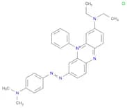 Phenazinium, 3-(diethylamino)-7-[2-[4-(dimethylamino)phenyl]diazenyl]-5-phenyl-, chloride (1:1)