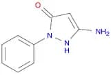 3H-Pyrazol-3-one, 5-amino-1,2-dihydro-2-phenyl-