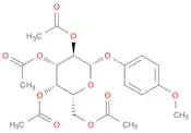 β-D-Galactopyranoside, 4-methoxyphenyl, 2,3,4,6-tetraacetate