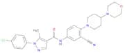 1H-Pyrazole-4-carboxamide, 1-(4-chlorophenyl)-N-[3-cyano-4-[4-(4-morpholinyl)-1-piperidinyl]phenyl…