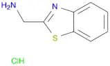 2-Benzothiazolemethanamine, hydrochloride (1:1)