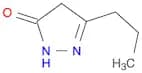 3H-Pyrazol-3-one, 2,4-dihydro-5-propyl-