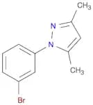1H-Pyrazole, 1-(3-bromophenyl)-3,5-dimethyl-