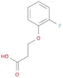 Propanoic acid, 3-(2-fluorophenoxy)-