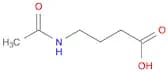 Butanoic acid, 4-(acetylamino)-