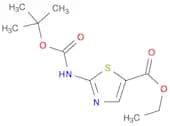 5-Thiazolecarboxylic acid, 2-[[(1,1-dimethylethoxy)carbonyl]amino]-, ethyl ester