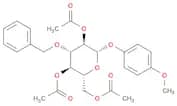 β-D-Glucopyranoside, 4-methoxyphenyl 3-O-(phenylmethyl)-, 2,4,6-triacetate