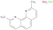 1,10-Phenanthroline, 2,9-dimethyl-, hydrochloride, hydrate (1:1:1)
