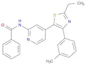 Benzamide, N-[4-[2-ethyl-4-(3-methylphenyl)-5-thiazolyl]-2-pyridinyl]-
