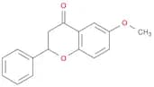 4H-1-Benzopyran-4-one, 2,3-dihydro-6-methoxy-2-phenyl-