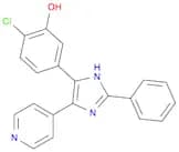 Phenol, 2-chloro-5-[2-phenyl-4-(4-pyridinyl)-1H-imidazol-5-yl]-