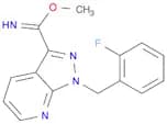 1H-Pyrazolo[3,4-b]pyridine-3-carboximidic acid, 1-[(2-fluorophenyl)methyl]-, methyl ester