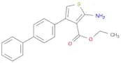 3-Thiophenecarboxylic acid, 2-amino-4-[1,1'-biphenyl]-4-yl-, ethyl ester