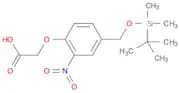 Acetic acid, 2-[4-[[[(1,1-dimethylethyl)dimethylsilyl]oxy]methyl]-2-nitrophenoxy]-