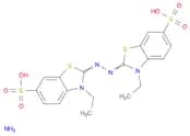 6-Benzothiazolesulfonic acid, 2,2'-(1,2-hydrazinediylidene)bis[3-ethyl-2,3-dihydro-, ammonium salt…