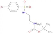 Carbamic acid, N-[2-[[(4-bromophenyl)sulfonyl]amino]ethyl]-, 1,1-dimethylethyl ester