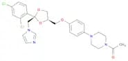 Piperazine, 1-acetyl-4-[4-[[2-(2,4-dichlorophenyl)-2-(1H-imidazol-1-ylmethyl)-1,3-dioxolan-4-yl]me…
