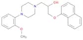 4-(2-Methoxyphenyl)-α-[(1-naphthalenyloxy)methyl]-1-piperazineethanol