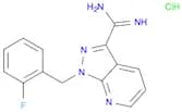1-(2-Fluorobenzyl)-1H-pyrazolo[3,4-b]pyridine-3-carboximidamide hydrochloride