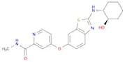 4-[[2-[[(1R,2R)-2-Hydroxycyclohexyl]amino]-6-benzothiazolyl]oxy]-N-methyl-2-pyridinecarboxamide
