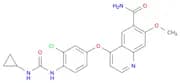 4-[3-Chloro-4-[[(cyclopropylamino)carbonyl]amino]phenoxy]-7-methoxy-6-quinolinecarboxamide