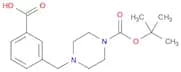 1-Piperazinecarboxylicacid, 4-[(3-carboxyphenyl)methyl]-, 1-(1,1-dimethylethyl) ester