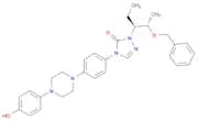 2-[(1S,2S)-1-Ethyl-2-benzyloxypropyl]-2,4-dihydro-4-[4-[4-(4-hydroxyphenyl)-1-piperazinyl]phenyl]-…