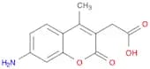 2-(7-Amino-4-methyl-2-oxo-2H-chromen-3-yl)acetic acid