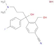 4-(4-(Dimethylamino)-1-(4-fluorophenyl)-1-hydroxybutyl)-3-(hydroxymethyl)benzonitrile hydrobromide