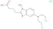 4-[5-[Bis(2-chloroethyl)amino]-1-methylbenzimidazol-2-yl]butanoic acid hydrochloride