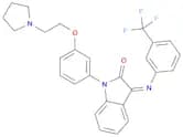 2H-indol-2-one,1,3-dihydro-1-[3-[2-(1-pyrrolidinyl)ethoxy]phenyl]-3-[[3-(trifluoromethyil)phenyl]i…