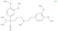 5-[(3,4-Dimethoxyphenethyl)methylamino]-2-(3,4-dimethoxy phenyl)-2-isopropylvaleronitrile hydrochl…