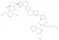 Methyl [(2S)-1-[(2S,5S)-2-[9-[2-[(2S,4S)-1-[(2R)-2-[(methoxycarbonyl)amino]-2-phenylacetyl]-4-(met…