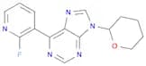 6-(2-Fluoropyridin-3-yl)-9-(tetrahydro-2H-pyran-2-yl)-9H-purine