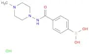 (4-((4-Methylpiperazin-1-yl)carbamoyl)phenyl)boronic acid hydrochloride