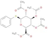 .β.-D-Glucopyranosiduronic acid, phenyl 1-thio-, methyl ester, triacetate