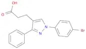 1-(4-Bromophenyl)-3-phenylpyrazole-4-propionic acid