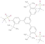 1,3,5-TRIS[4-(TRIFLUOROMETHANESULFONYLOXY)-3-(TRIMETHYLSILYL)PHENYL]BENZENE