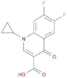 1-Cyclopropyl-6,7-difluoro-4-oxo-1,4-dihydroquinoline-3-carboxylic acid